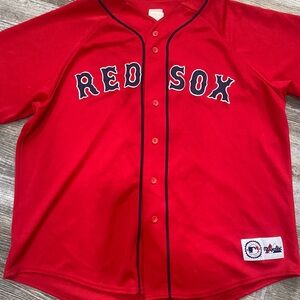 Majestic Red Sox Red Jersey